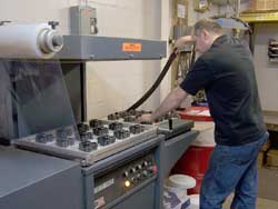 Skin packaging gaskets & parts in put-up quantities for easy pull & pack