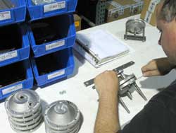 Valve assembly stations