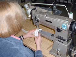 Filter bag sewing